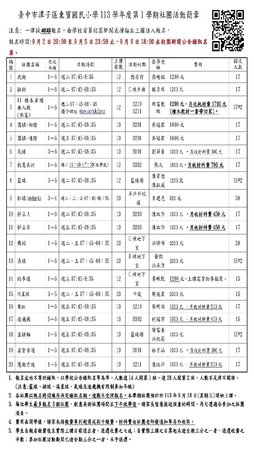 東寶國小113學年度