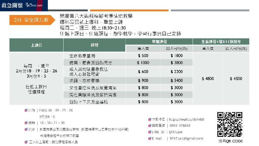 照顧服務員術科練習課